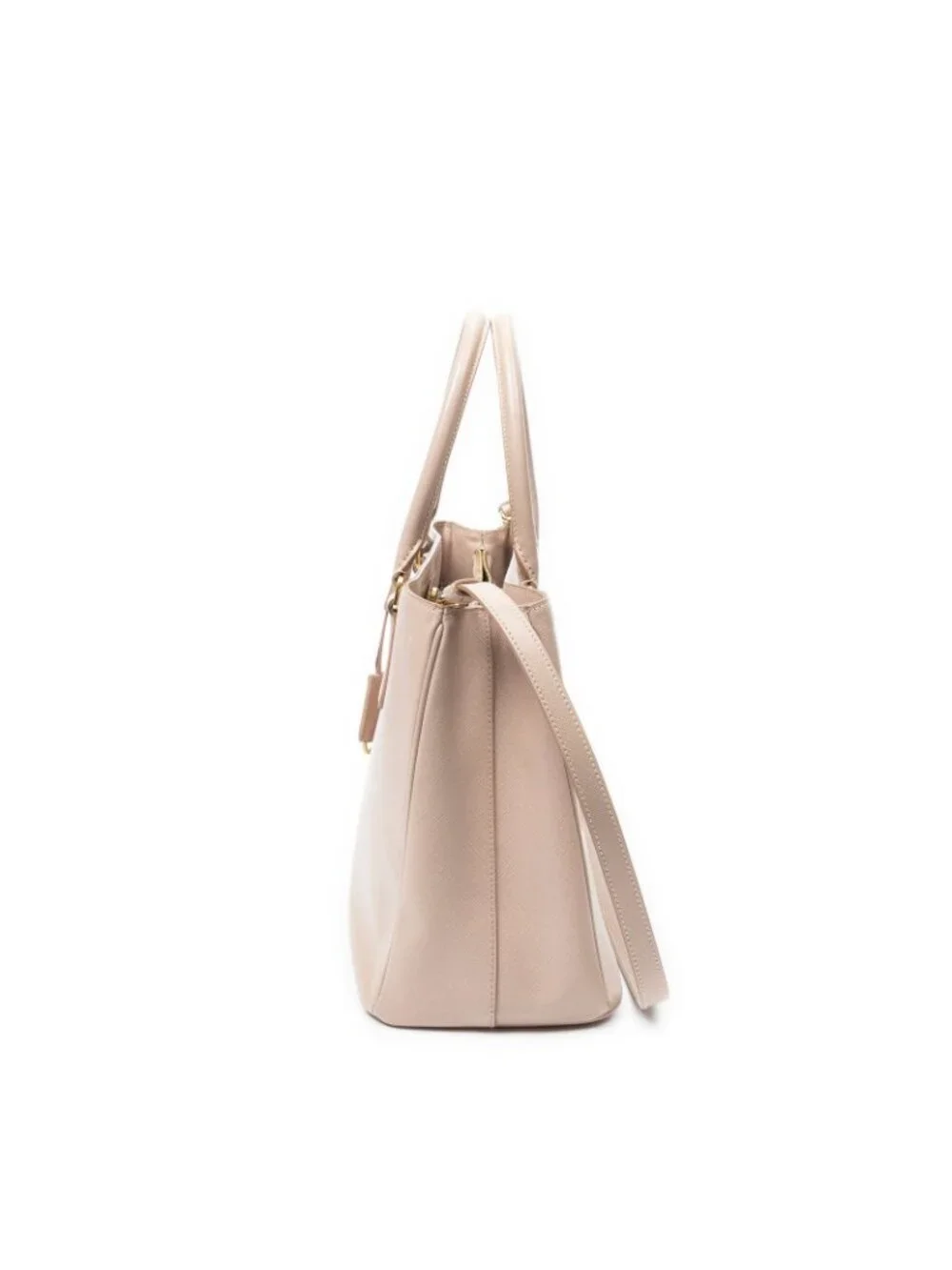 Prada Executive Tote Pink Saffiano Leather